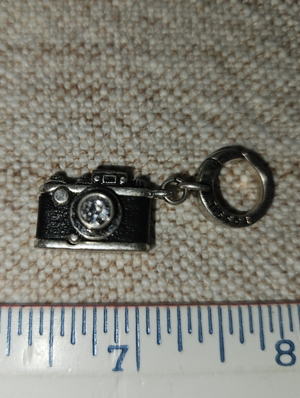 Fossil Camera Seek Adventure Clip On Charm